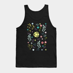 Flowers Plants and Succulents Polyhedral Dice Set Tank Top